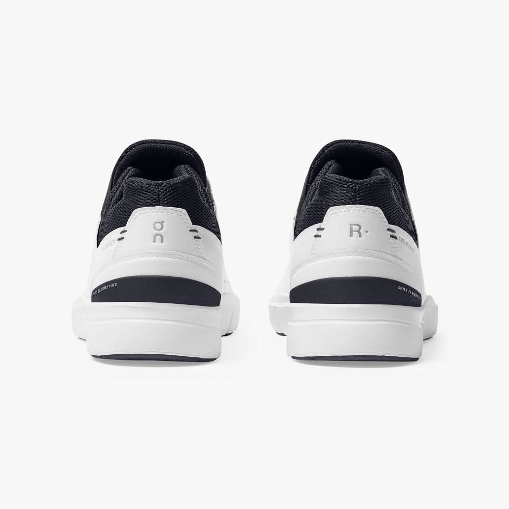 White Black Men's On Running Roger Advantage Sneakers | OQX4043CM