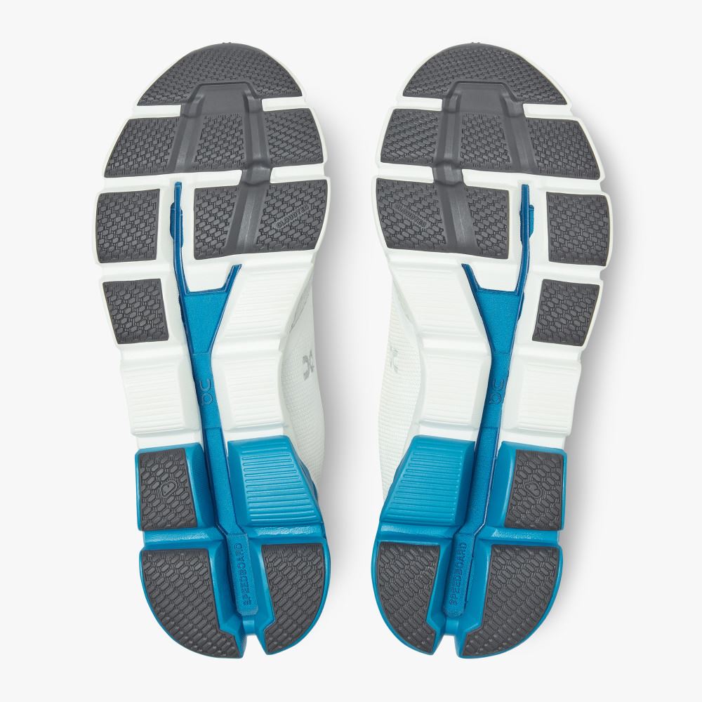 White Blue Men's On Running Cloudflyer Road Running Shoes | UQH549JW