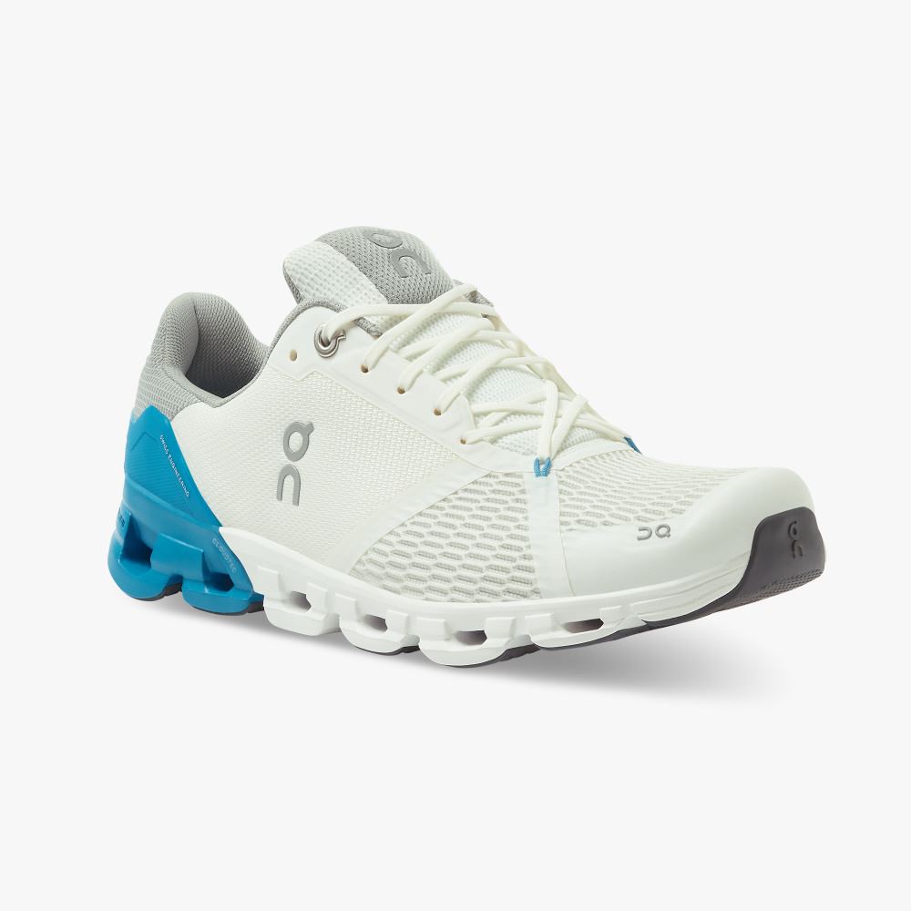 White Blue Men's On Running Cloudflyer Road Running Shoes | UQH549JW
