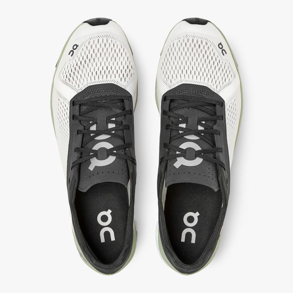 White Green Men's On Running Cloudboom Road Running Shoes | JLU53HB
