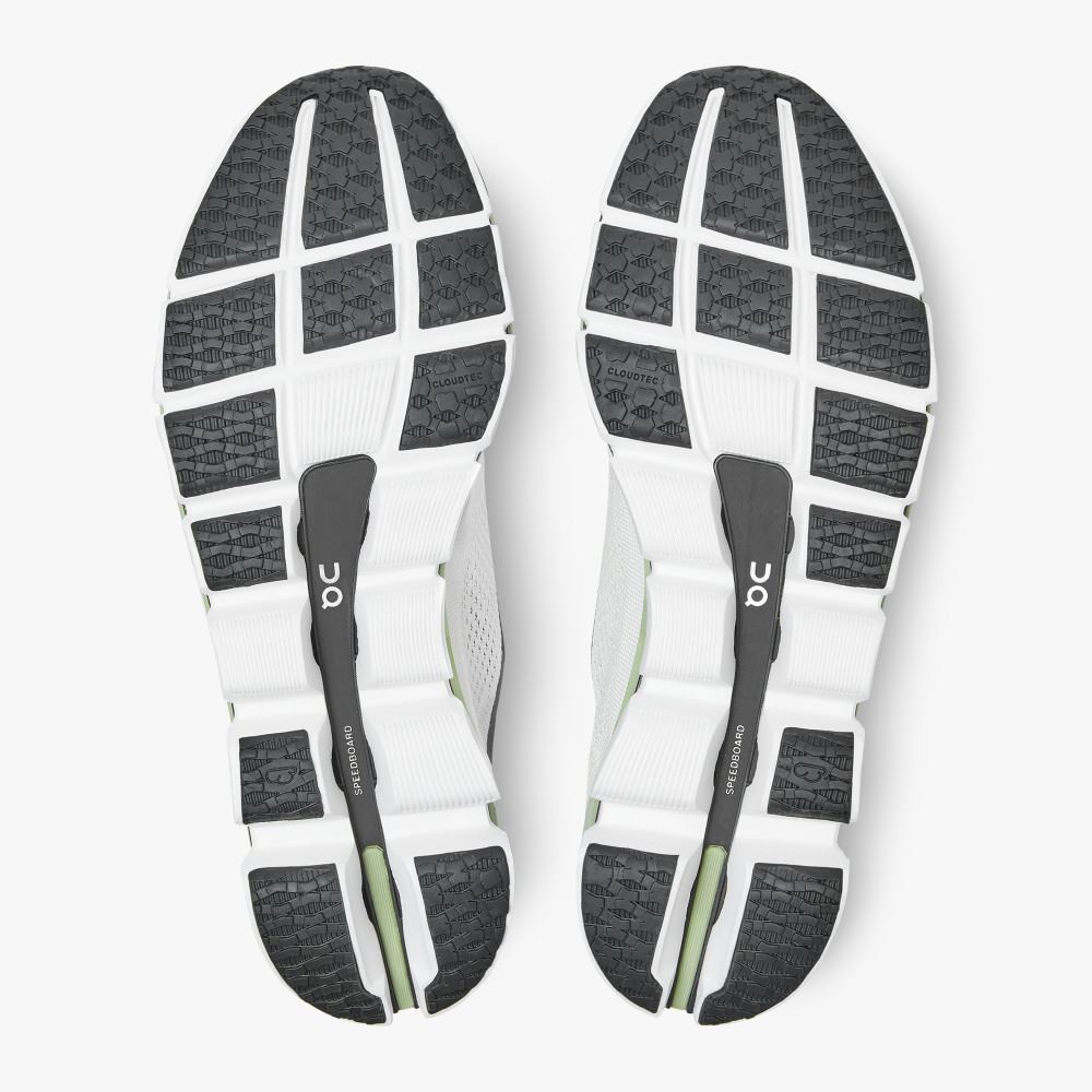 White Green Women's On Running Cloudboom Road Running Shoes | OLO3851VY