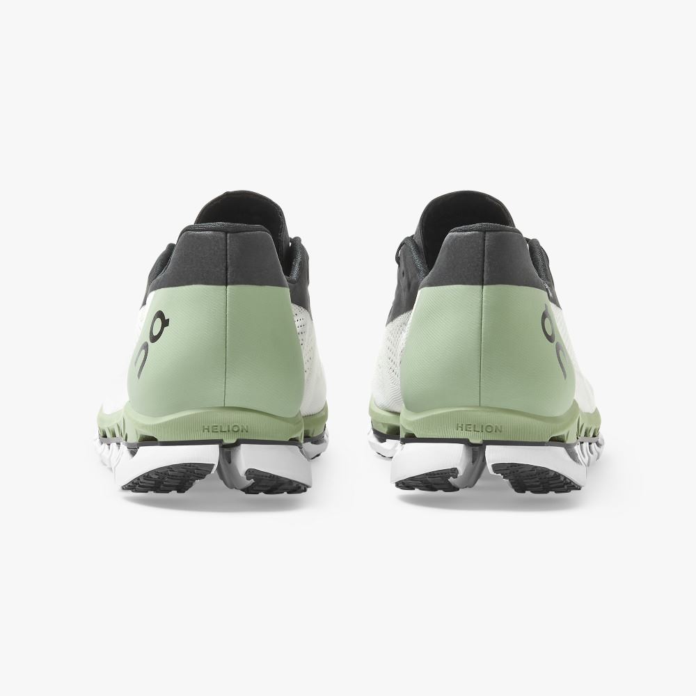 White Green Women's On Running Cloudboom Road Running Shoes | OLO3851VY