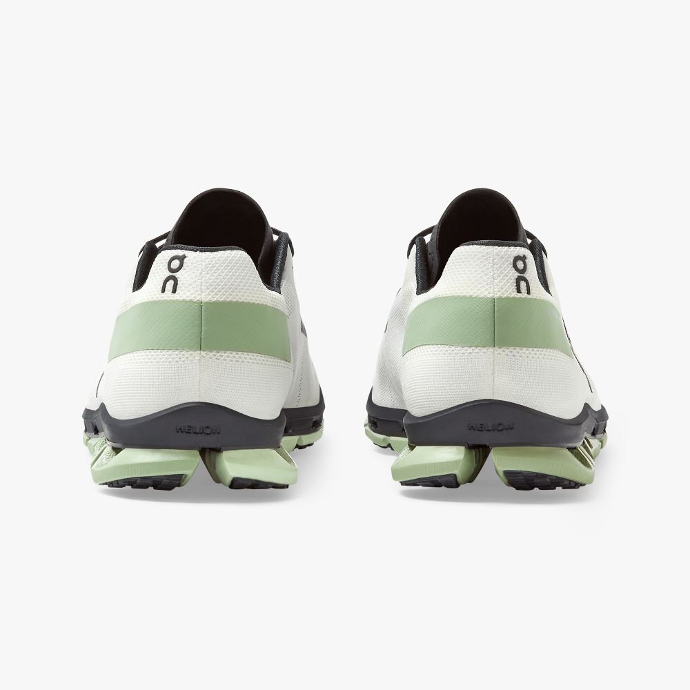 White Green Women's On Running Cloudflash Road Running Shoes | ZMK6676BJ