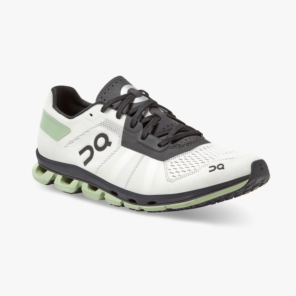 White Green Women's On Running Cloudflash Road Running Shoes | ZMK6676BJ