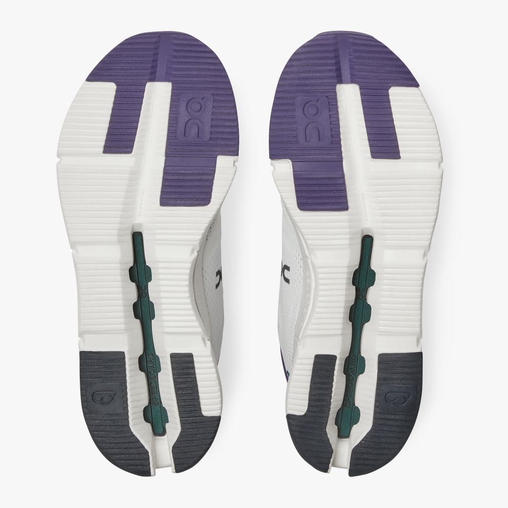 White Green Women's On Running Cloudnova Sneakers | KGI60100RV