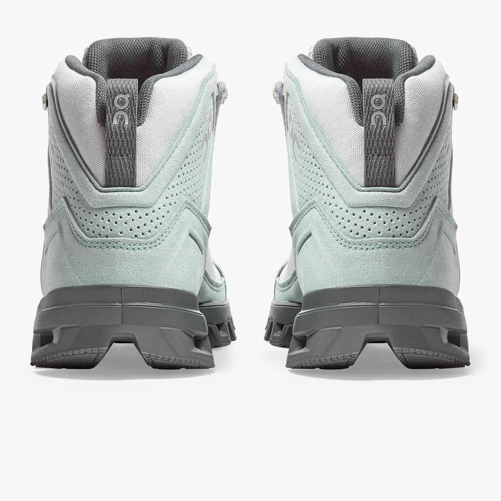 White Green Women's On Running Cloudridge Hiking Shoes | PGG128KX