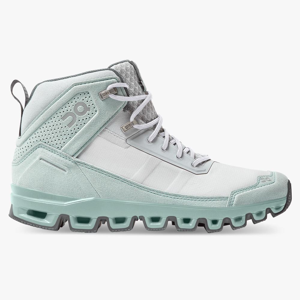 White Green Women\'s On Running Cloudridge Hiking Shoes | PGG128KX