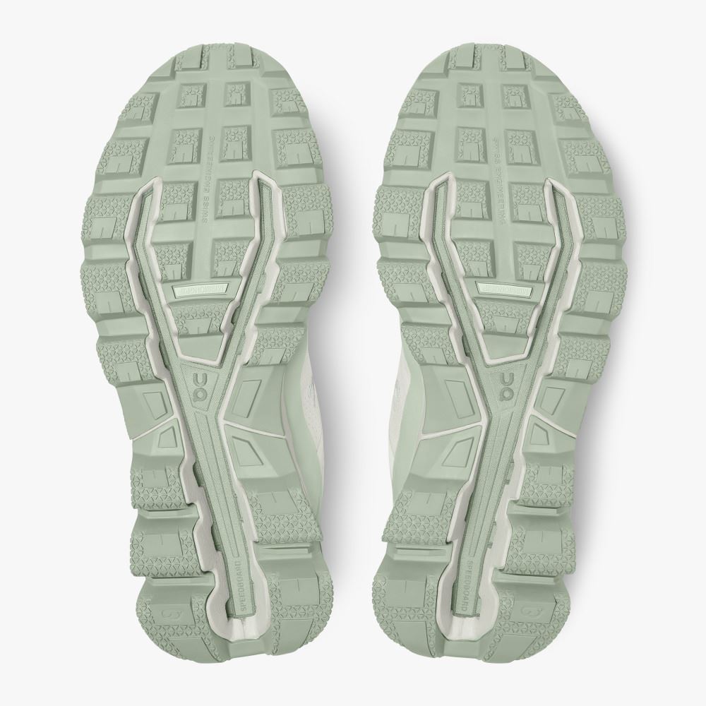 White Green Women's On Running Cloudventure Trail Running Shoes | EID519MJ