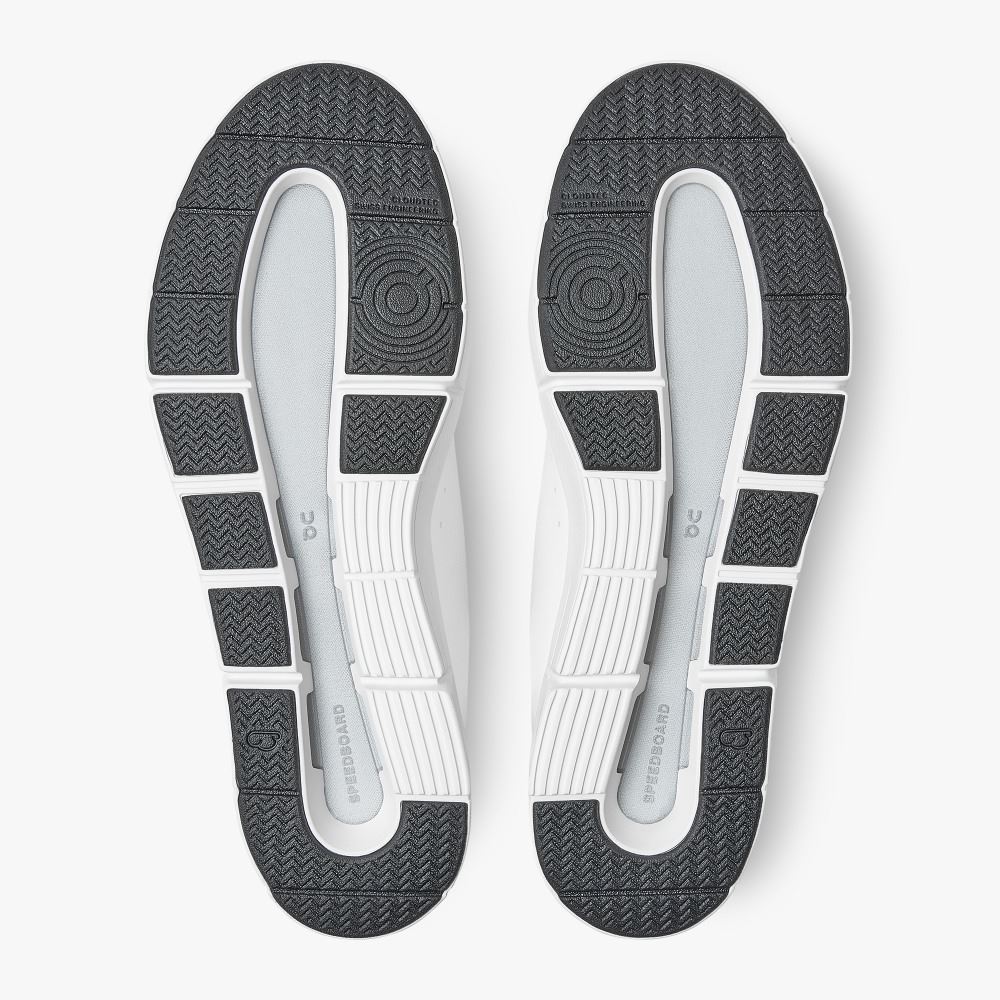 White Grey Men's On Running Roger Advantage Sneakers | GCX9076TC