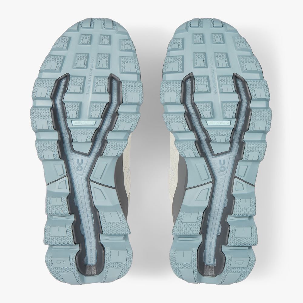 White Grey Women's On Running Cloudventure Trail Running Shoes | CLR1067BW