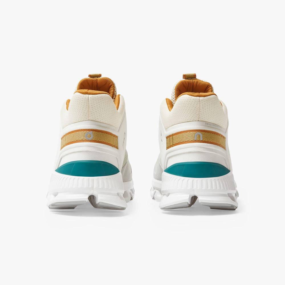 White Men's On Running Cloud Hi Sneakers | MXS3883PX