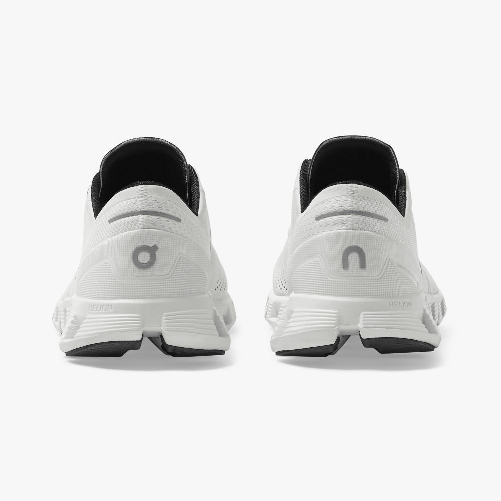 White Men's On Running Cloud X Road Running Shoes | QFN4394RY