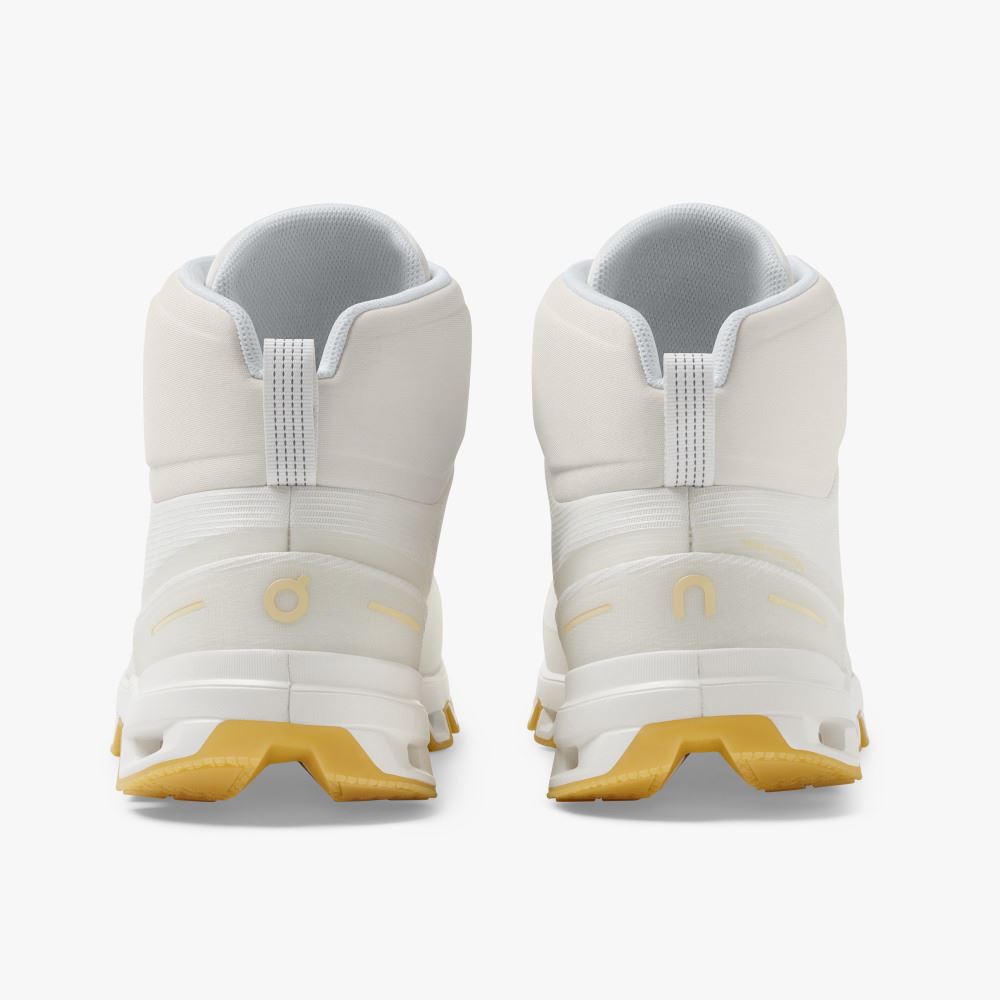 White Men's On Running Cloudrock Hiking Shoes | FAS8618UR