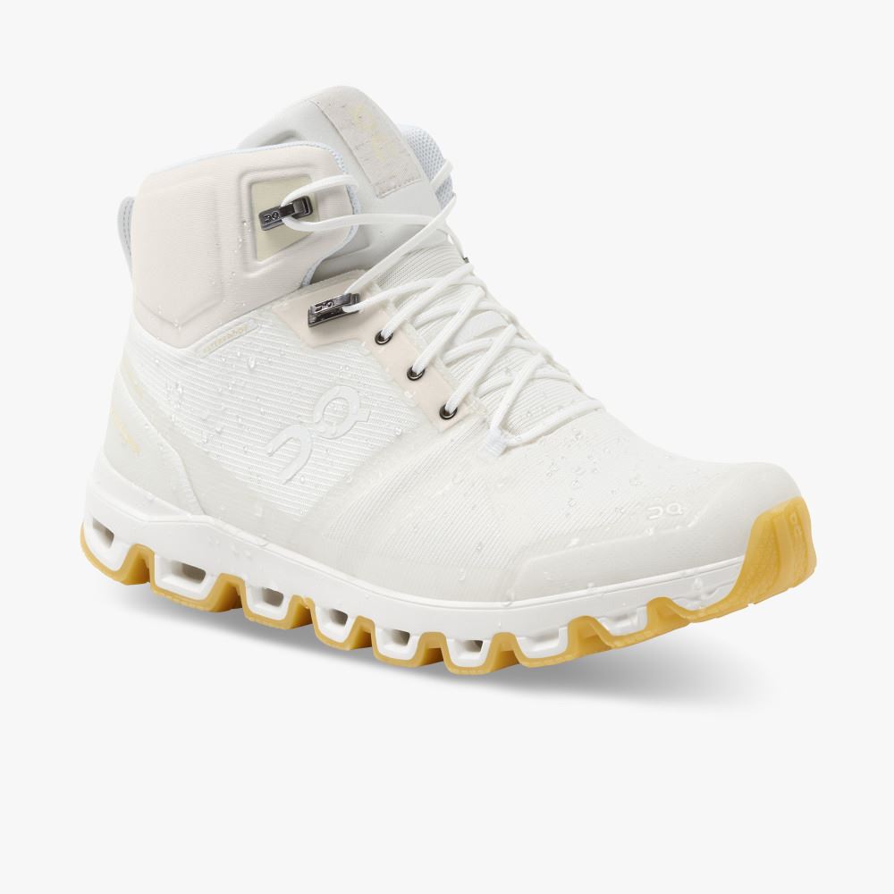 White Men's On Running Cloudrock Hiking Shoes | FAS8618UR
