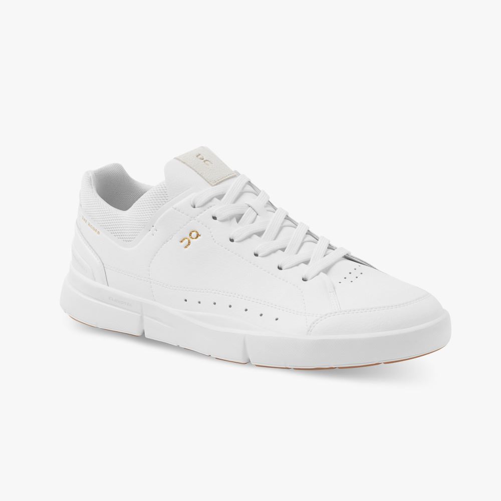 White Men's On Running Roger Sneakers | BNH1774AC
