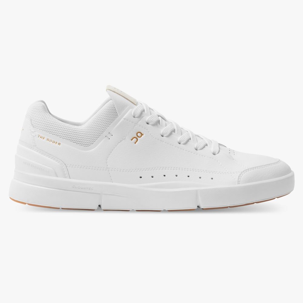 White Men\'s On Running Roger Sneakers | BNH1774AC