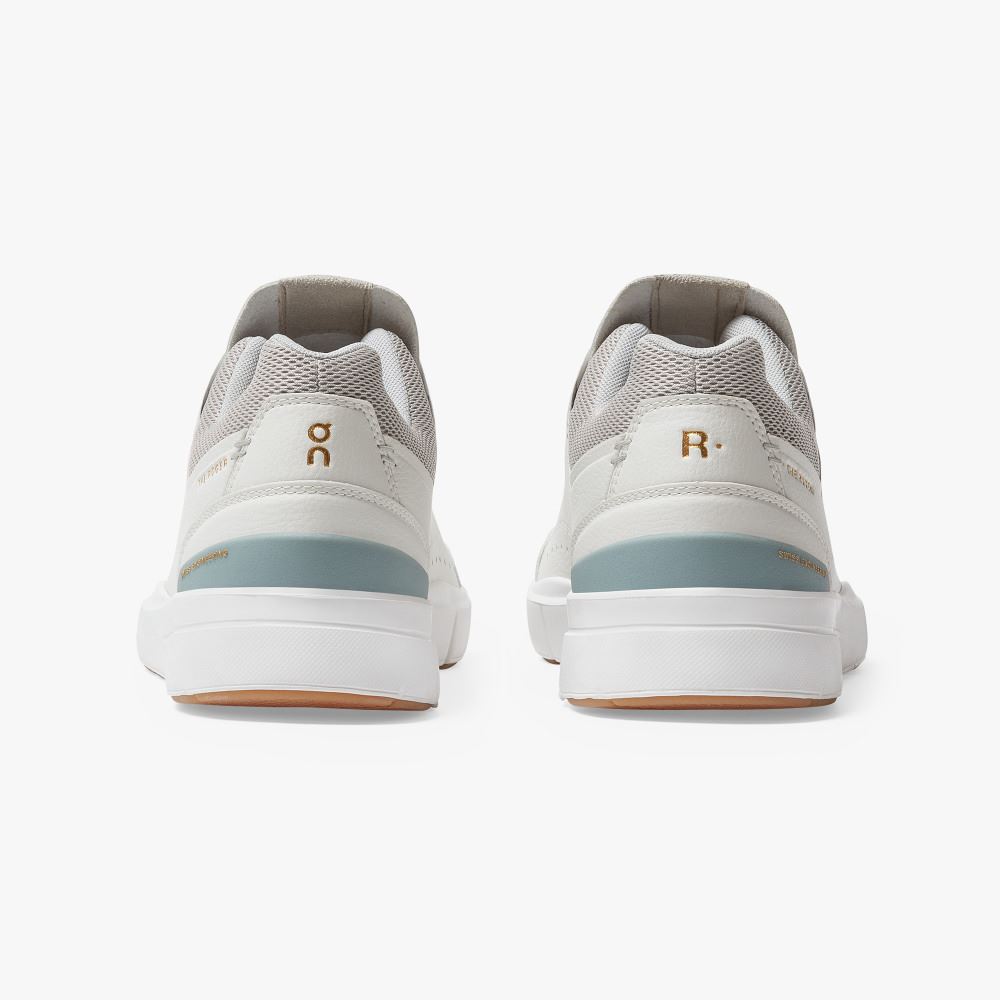 White Men's On Running Roger Sneakers | KBP5845MR
