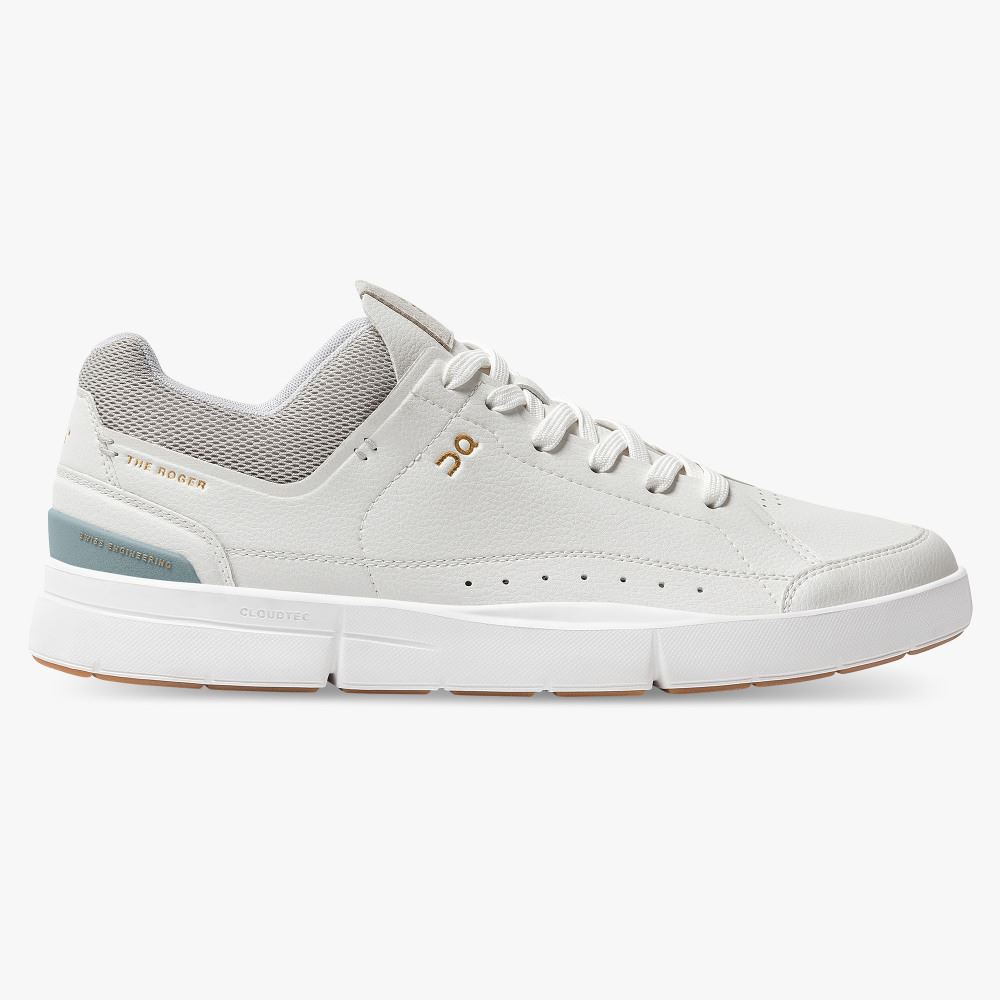 White Men\'s On Running Roger Sneakers | KBP5845MR