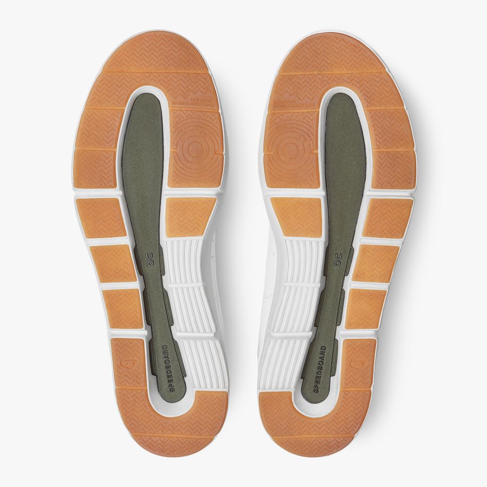 White Men's On Running Roger Sneakers | PWG2141BC