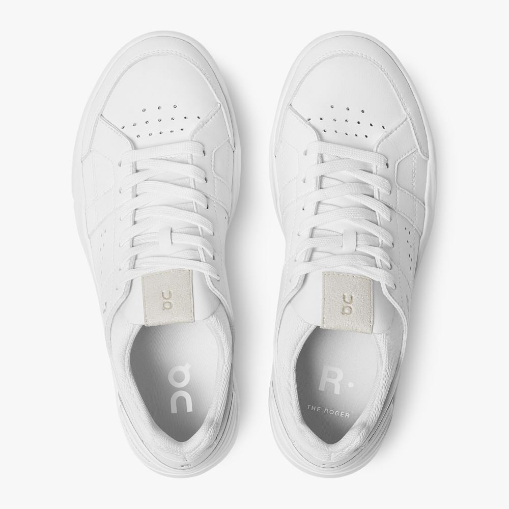 White Men's On Running Roger Sneakers | SSC3325NT