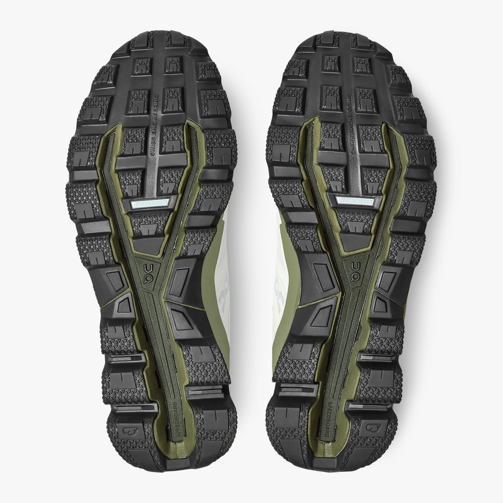 White Olive Men's On Running Cloudventure Trail Running Shoes | YIT4123AA