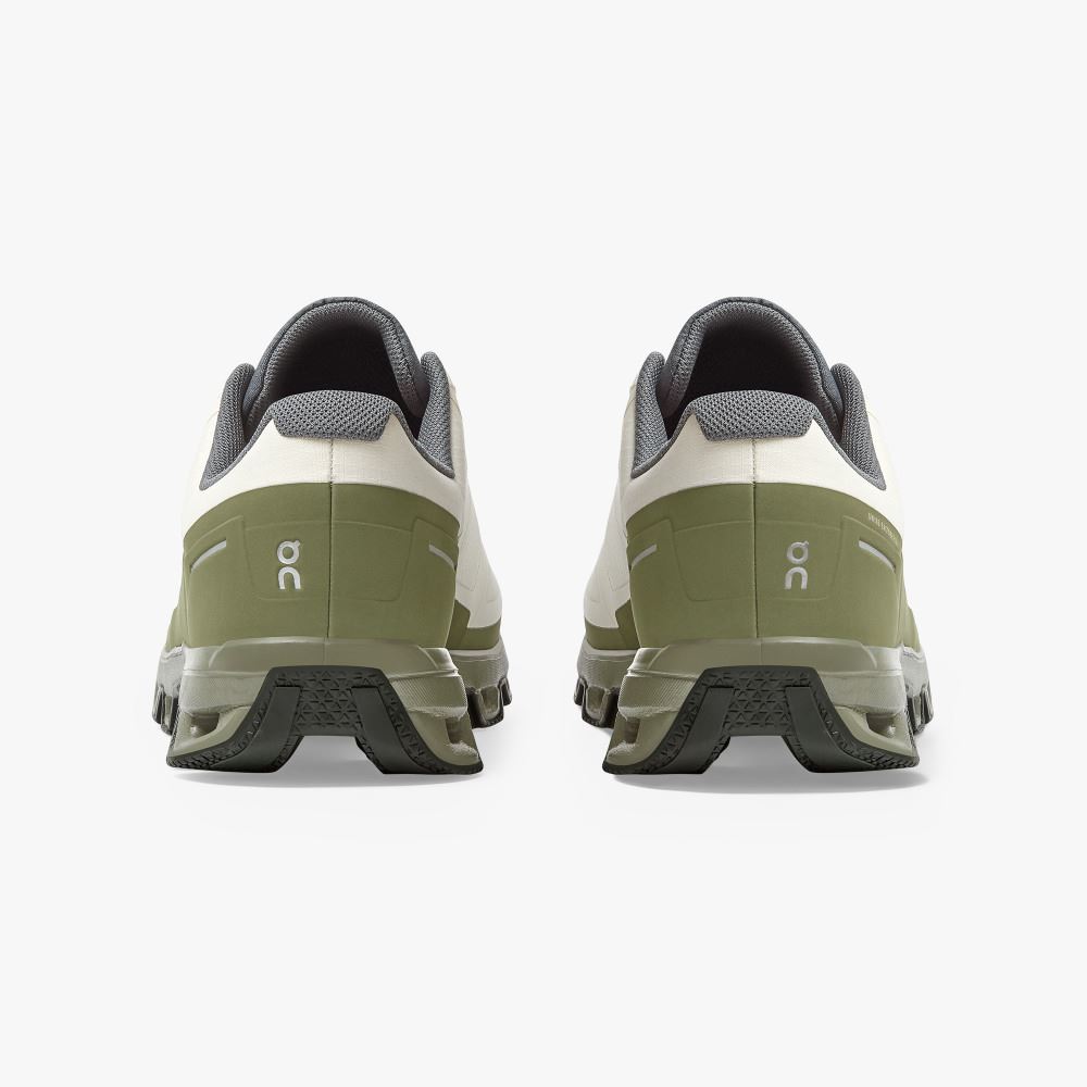 White Olive Men's On Running Cloudventure Trail Running Shoes | YIT4123AA