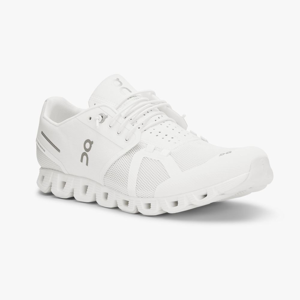 White Women's On Running Cloud Sneakers | KIQ606FX