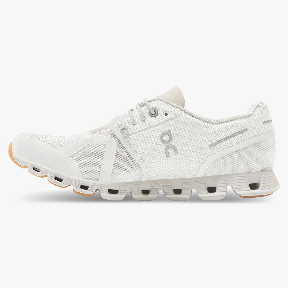 White Women's On Running Cloud Sneakers | VIP49100IS