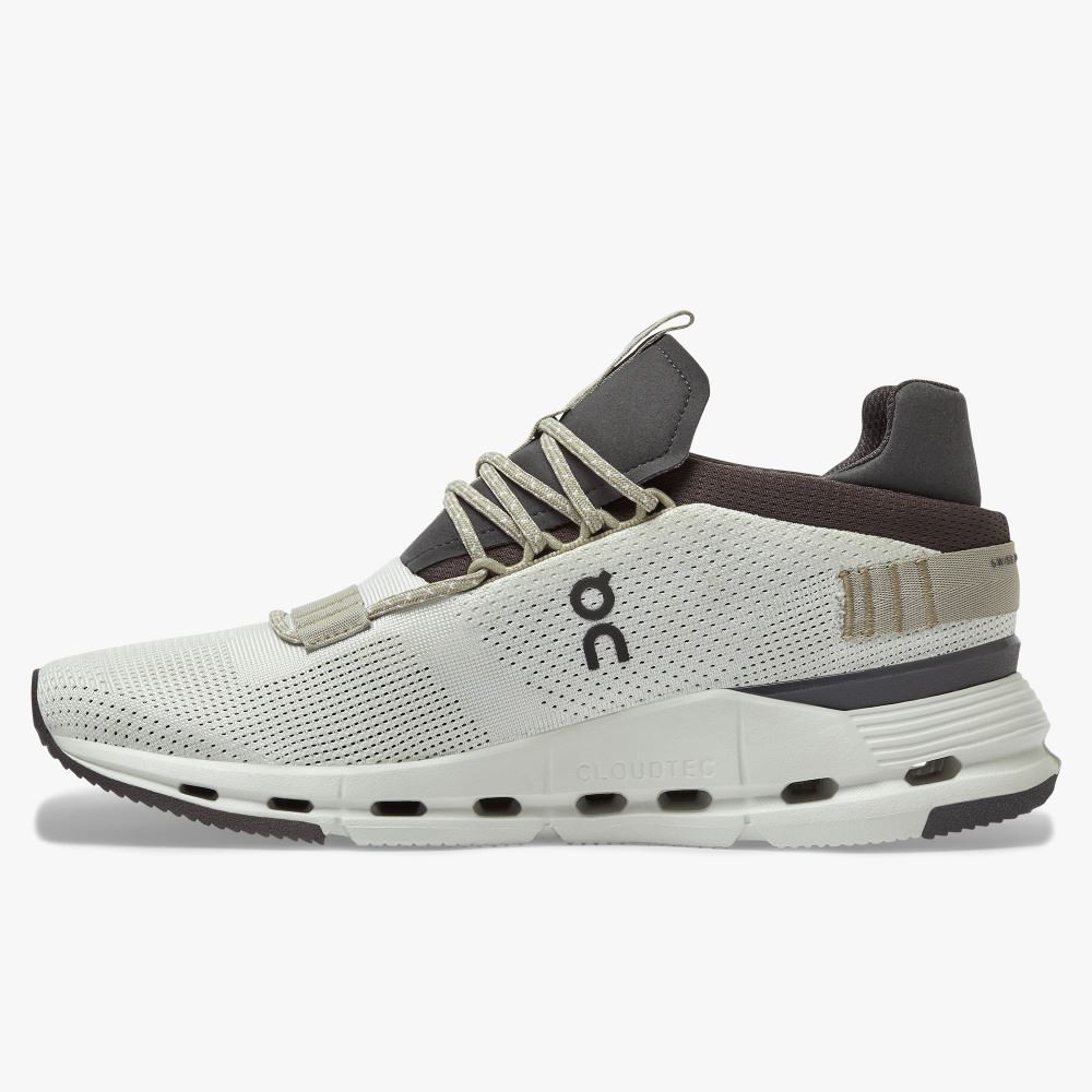 White Women's On Running Cloudnova Sneakers | VIL6056GI