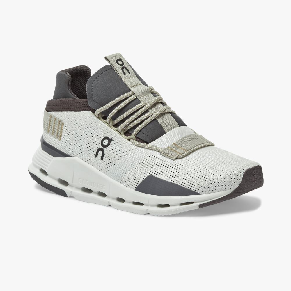 White Women's On Running Cloudnova Sneakers | VIL6056GI