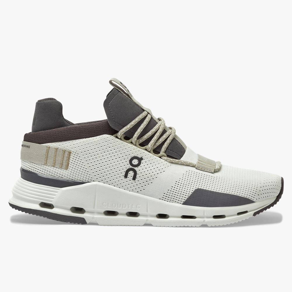 White Women\'s On Running Cloudnova Sneakers | VIL6056GI