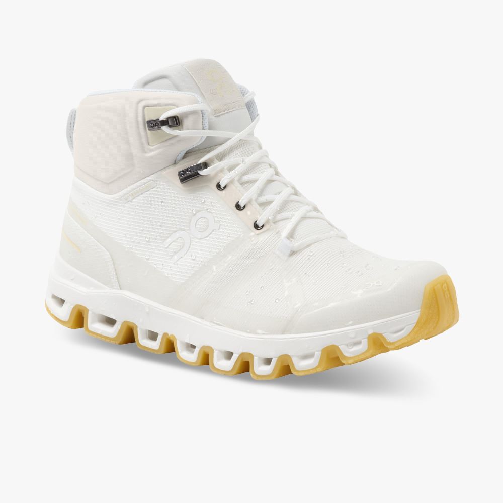 White Women's On Running Cloudrock Hiking Shoes | GIK5972ZB