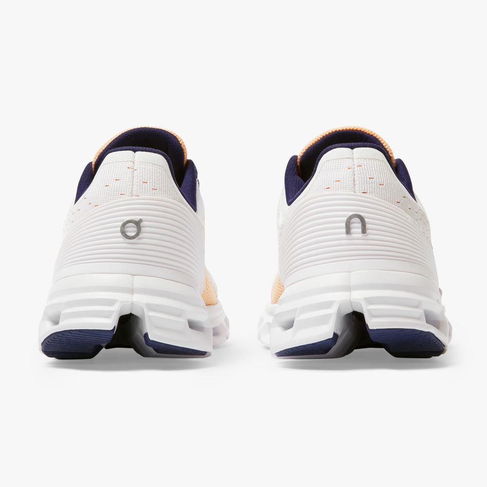 White Women's On Running Cloudstratus Road Running Shoes | UOT4269OM