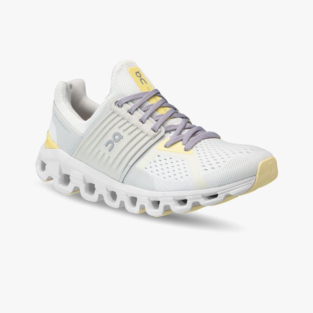 White Women's On Running Cloudswift Road Running Shoes | EMH9247KD