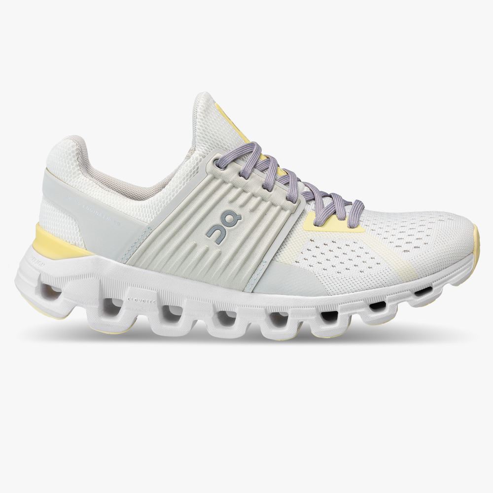 White Women\'s On Running Cloudswift Road Running Shoes | EMH9247KD