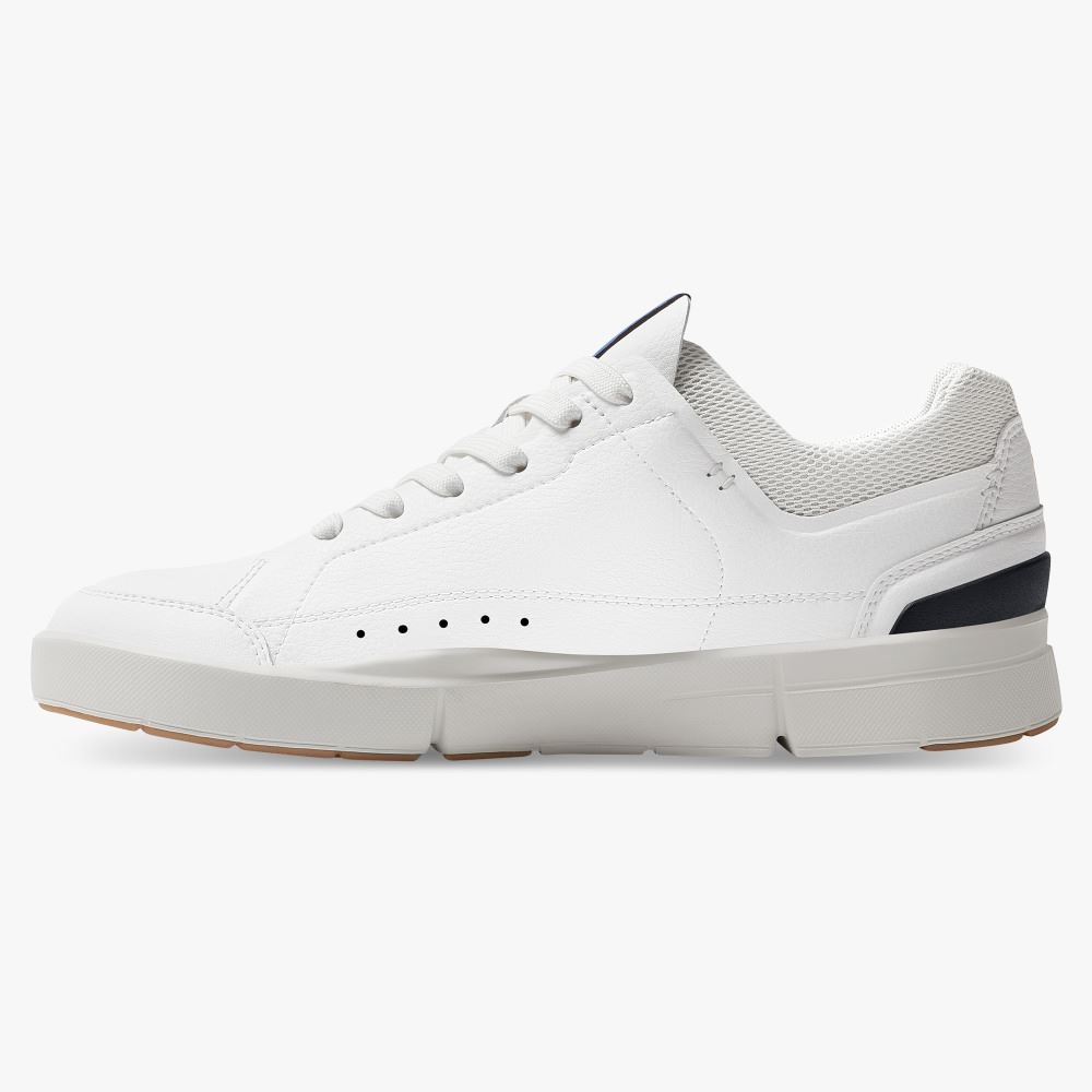 White Women's On Running Roger Sneakers | BYO5999FX