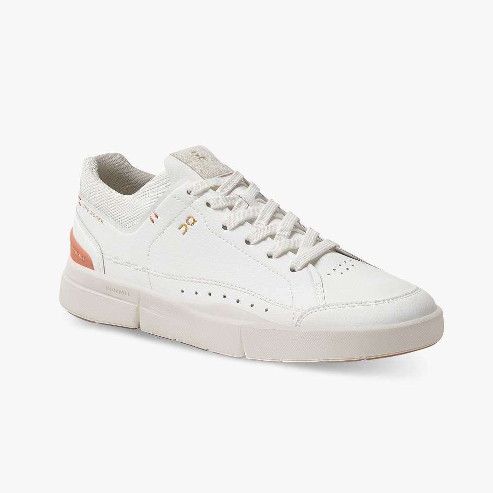 White Women's On Running Roger Sneakers | NCB4721NB