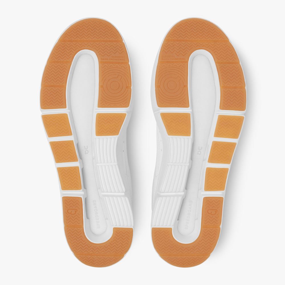 White Women's On Running Roger Sneakers | OHA577RP