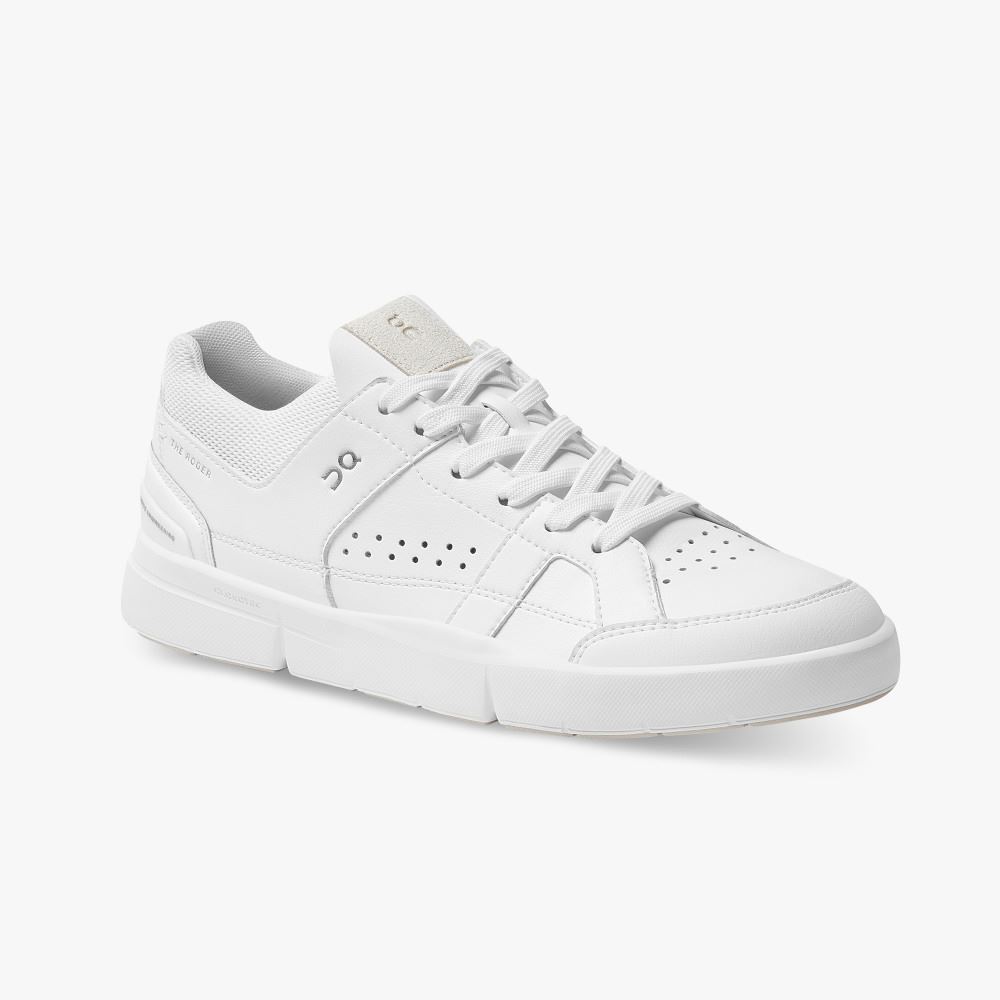 White Women's On Running Roger Sneakers | RQN7742KN