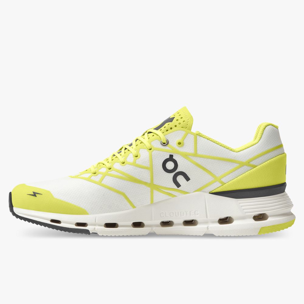 White Yellow Women's On Running Cloudnova Sneakers | ITX7753HD