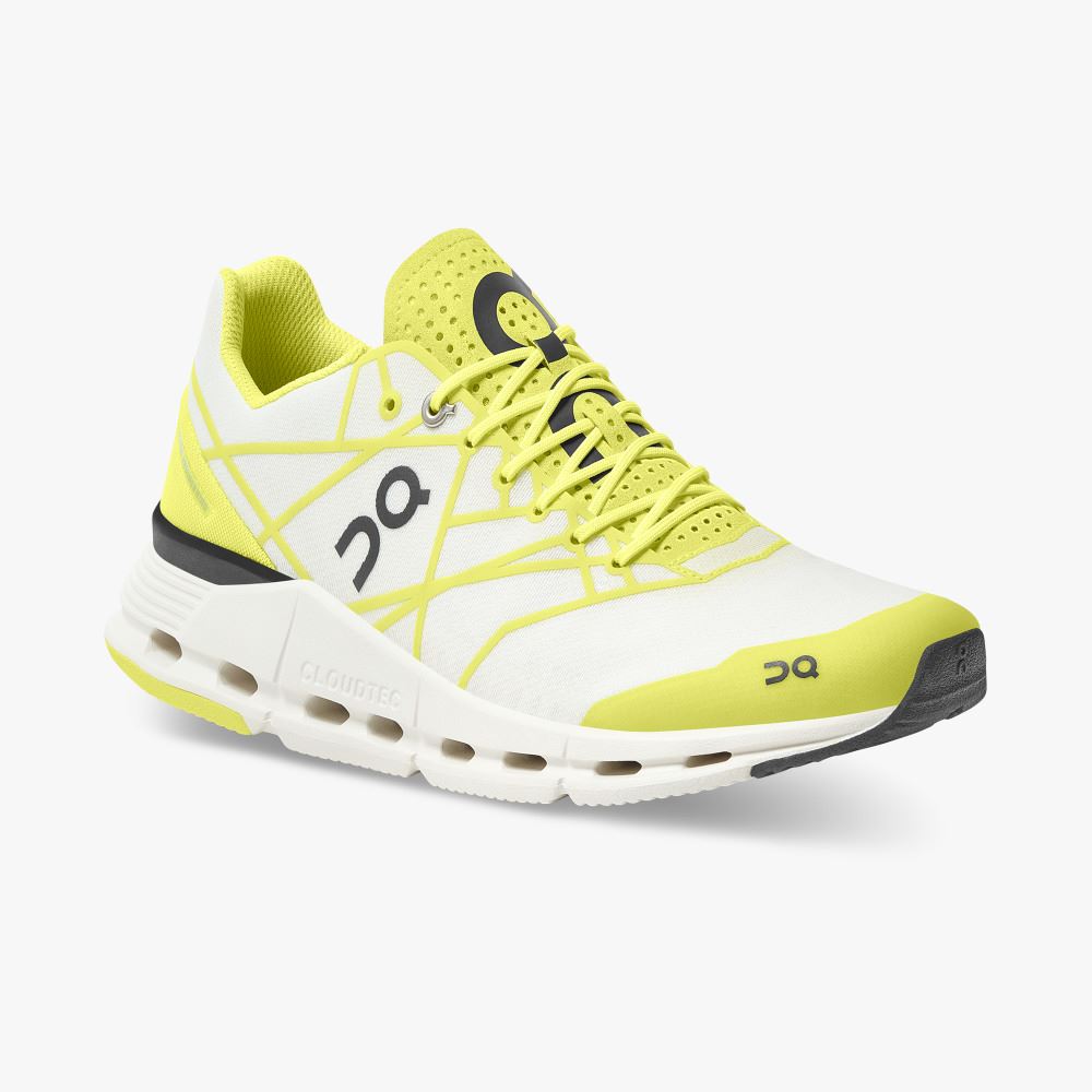 White Yellow Women's On Running Cloudnova Sneakers | ITX7753HD