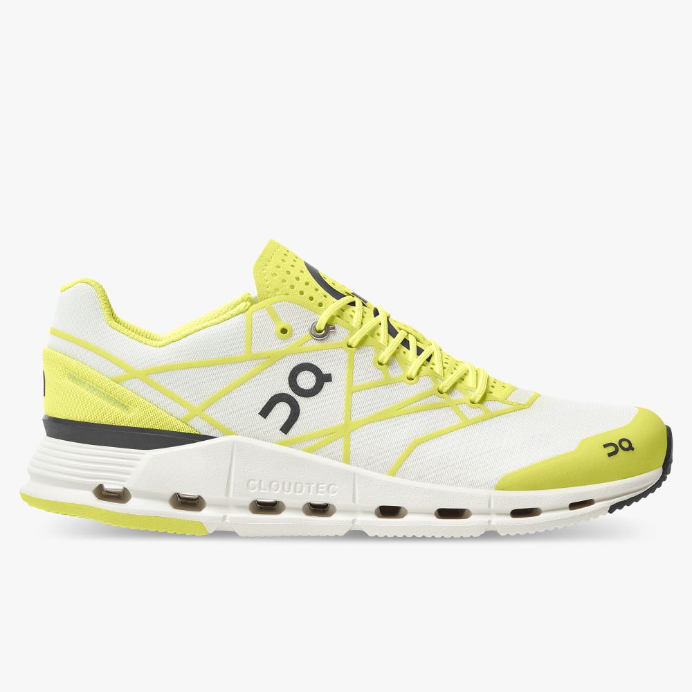 White Yellow Women\'s On Running Cloudnova Sneakers | ITX7753HD
