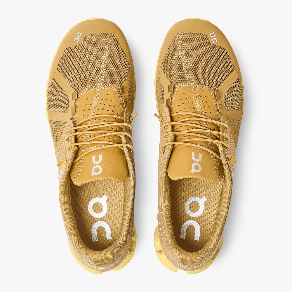 Yellow Men's On Running Cloud Sneakers | ZMT6010YW