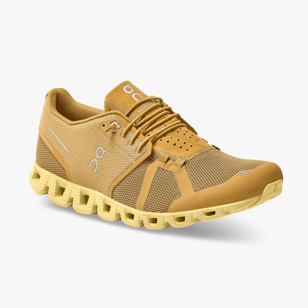Yellow Men's On Running Cloud Sneakers | ZMT6010YW