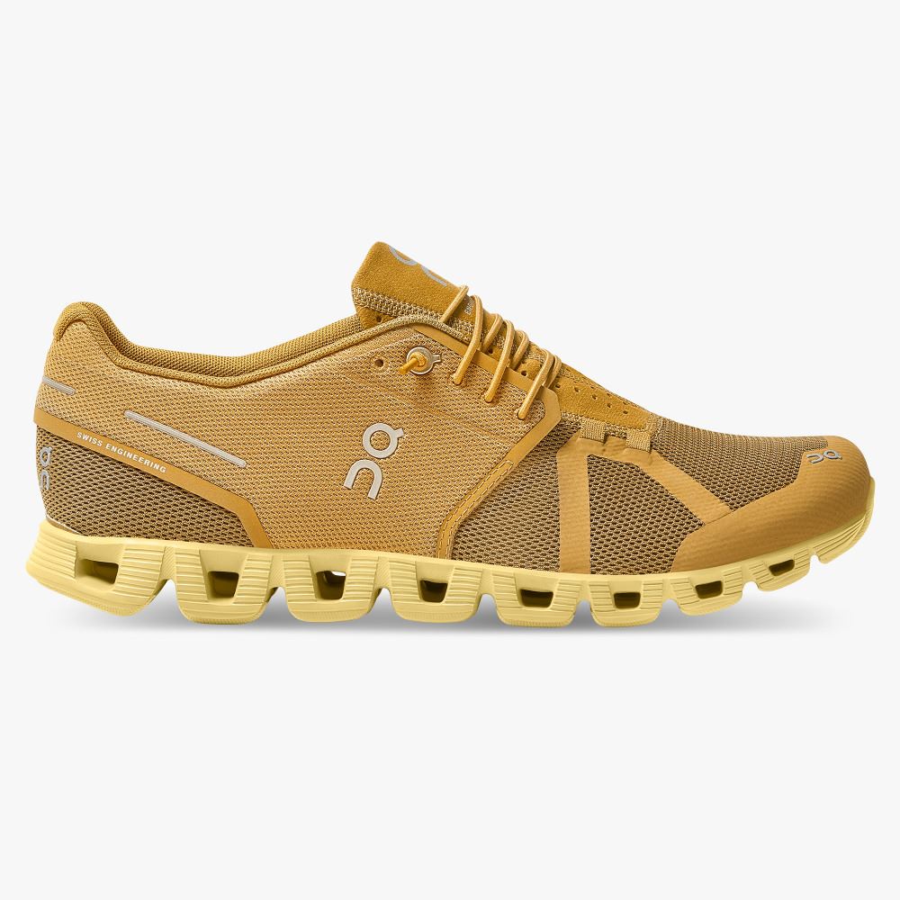 Yellow Men\'s On Running Cloud Sneakers | ZMT6010YW