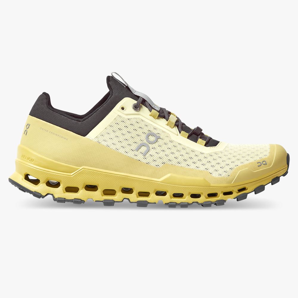 Yellow Men\'s On Running Cloudultra Trail Running Shoes | TJS4230BE