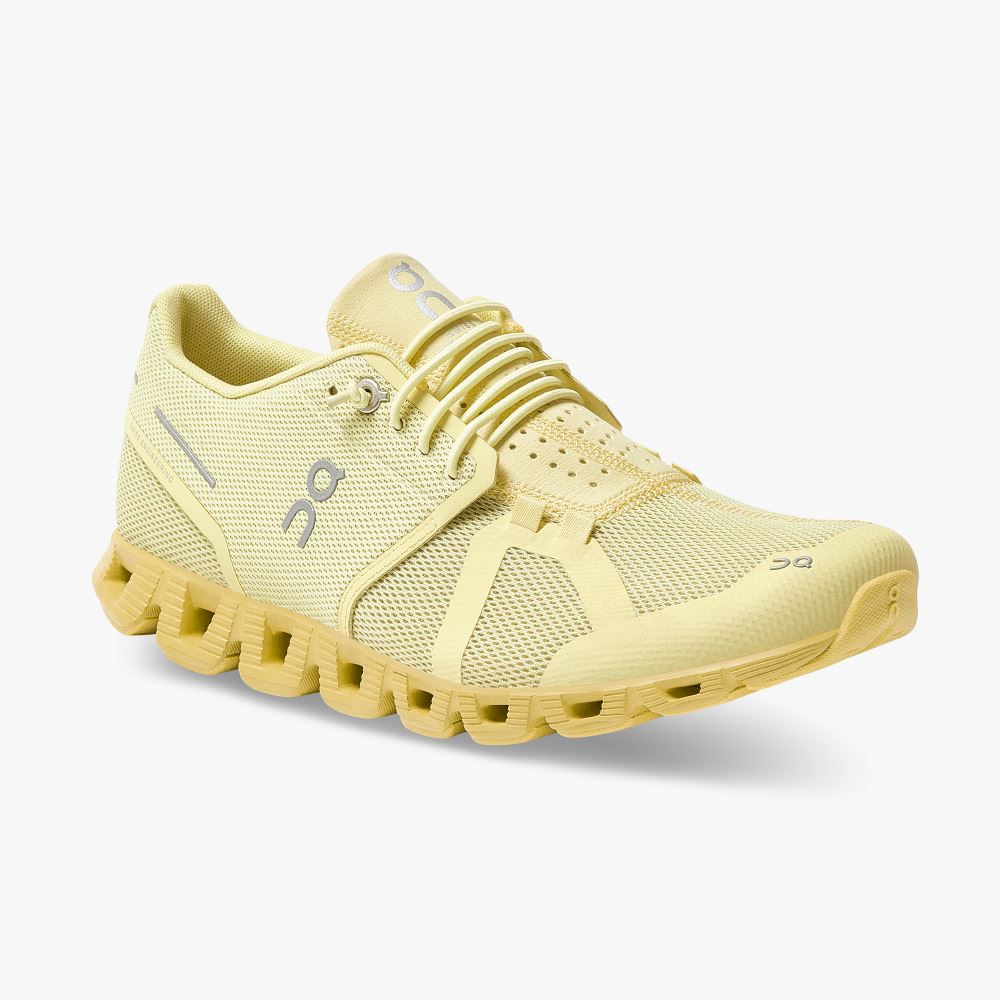 Yellow Women's On Running Cloud Sneakers | JZZ202ZL