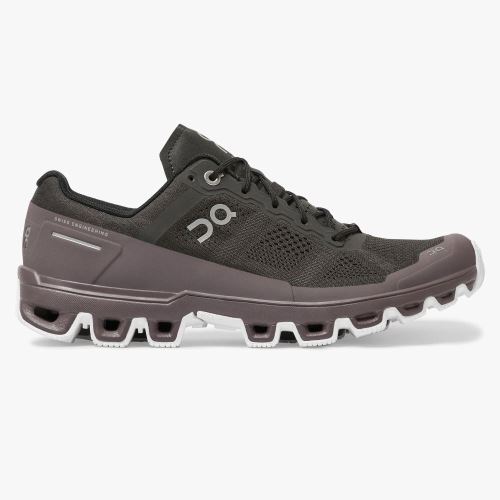 Black Chocolate Women's On Running Cloudventure Trail Running Shoes | FAU2514FC