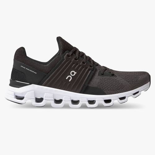 Black Men's On Running Cloudswift Road Running Shoes | ORB1889WD
