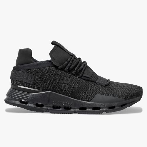 Black Women's On Running Cloudnova Sneakers | XMD1535UK